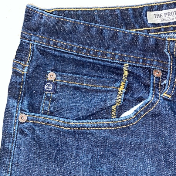 AG Denim Protegé Straight Leg Jeans 36x34 - Picture 4 of 4